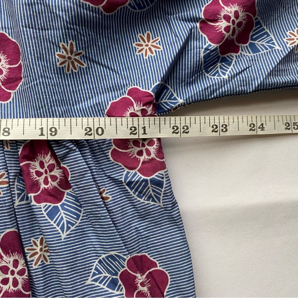 Carleen x Anthropologie Floral Michel Tent Tunic Midi Dress Size Extra Small - Picture 15 of 16